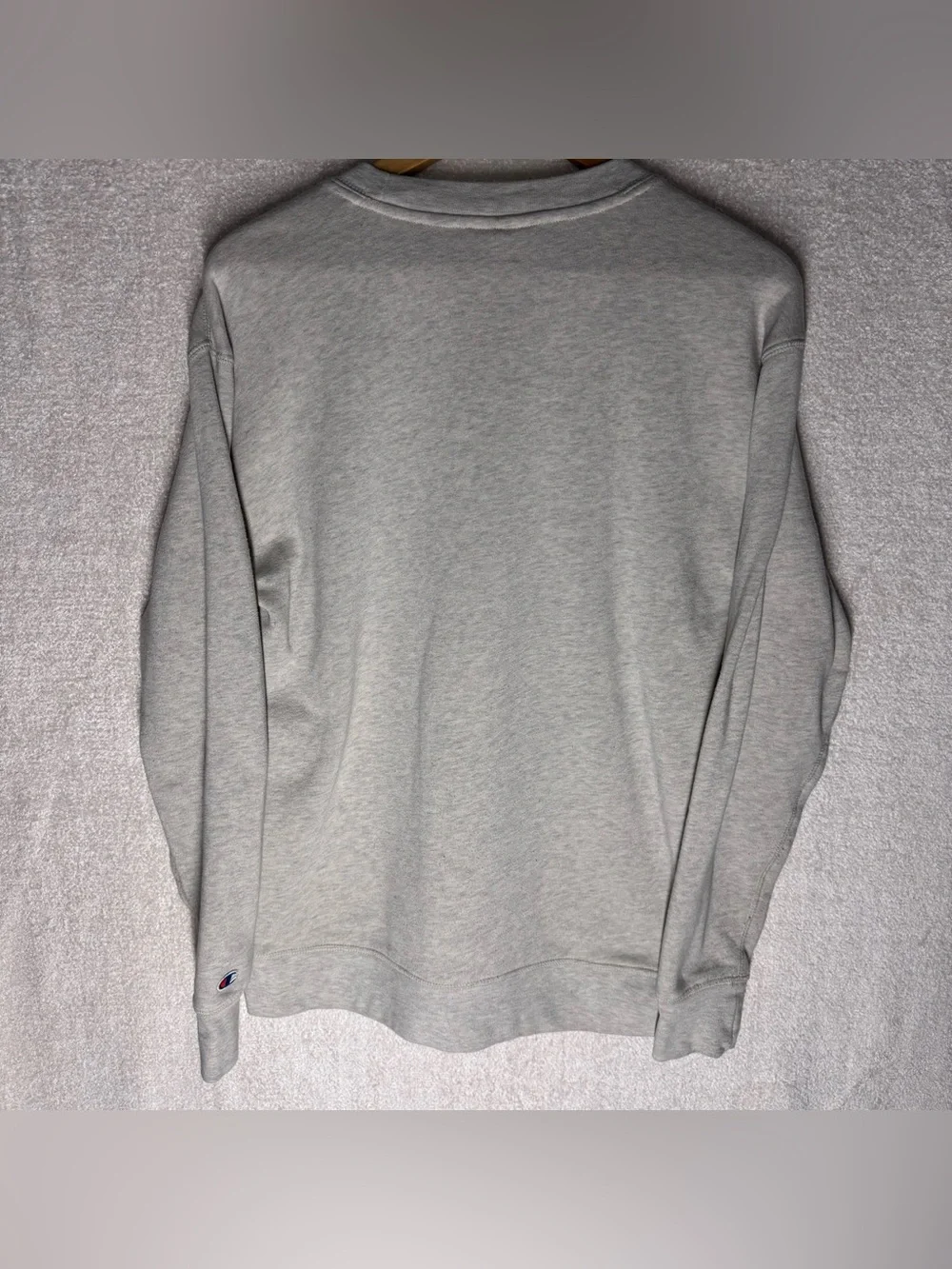 Champion TAMU Aggies Light Gray Crewneck with Maroon Logo